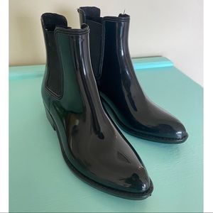 Jeffrey Campbell Black Chelsea Rainboot